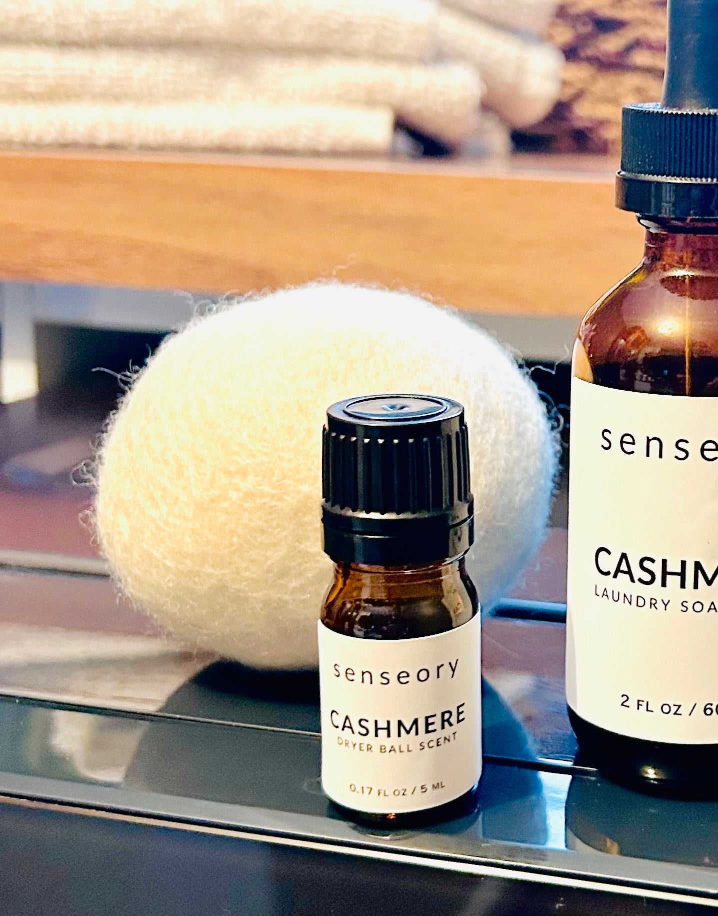 WOOL DRYER BALL. Scent Drops - Coming Soon.