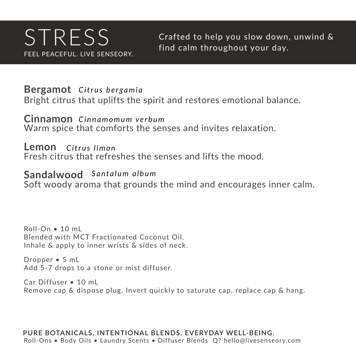 STRESS—Car Diffuser