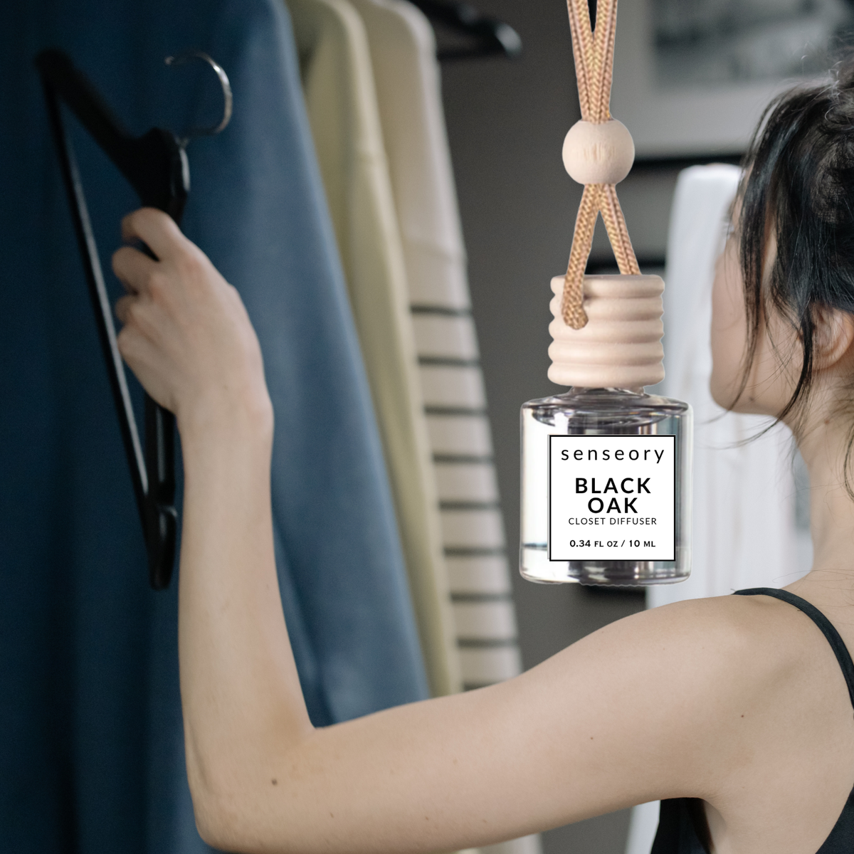 BLACK OAK—Hanging Wardrobe Diffuser