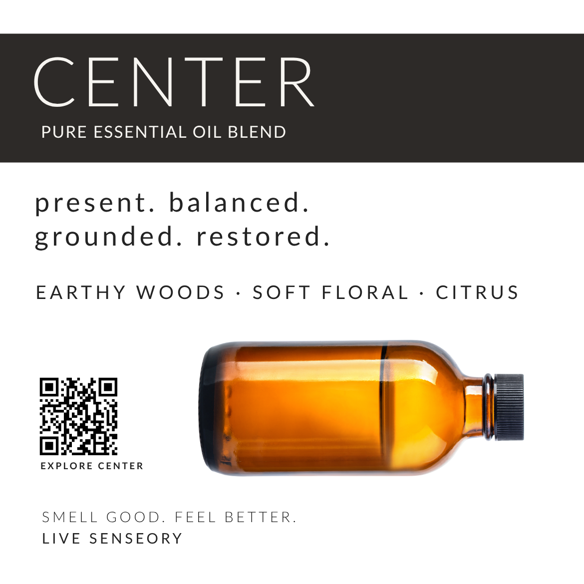 DROPPER.  CENTER Essential Oil