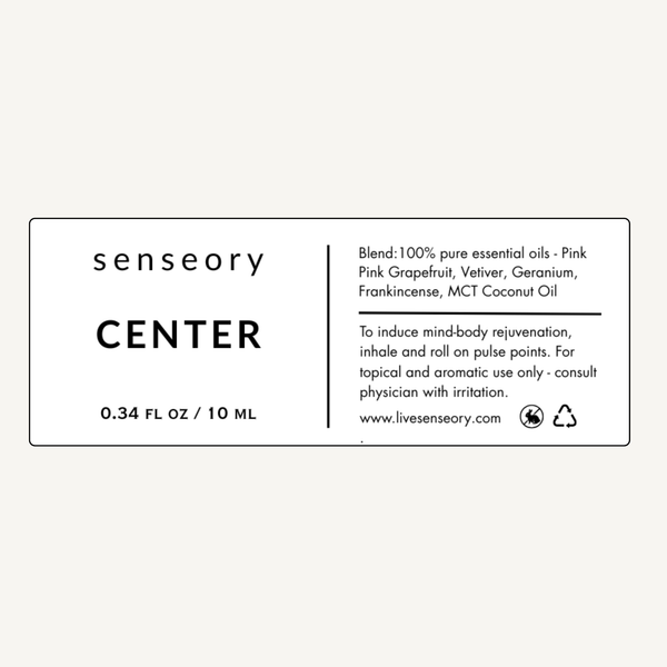 ROLL-ON.  CENTER Essential Oil