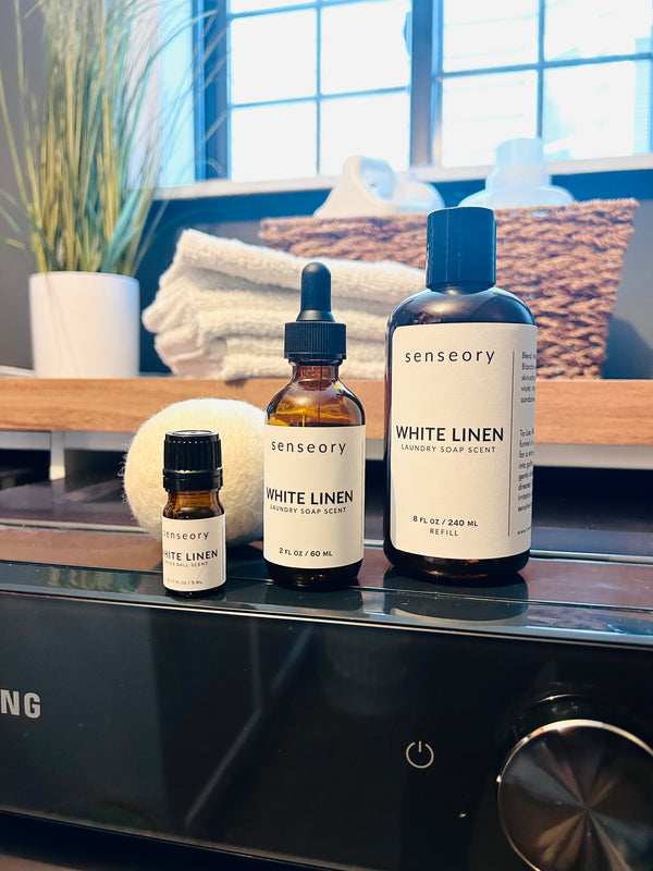 LAUNDRY SOAP SCENT. White Linen