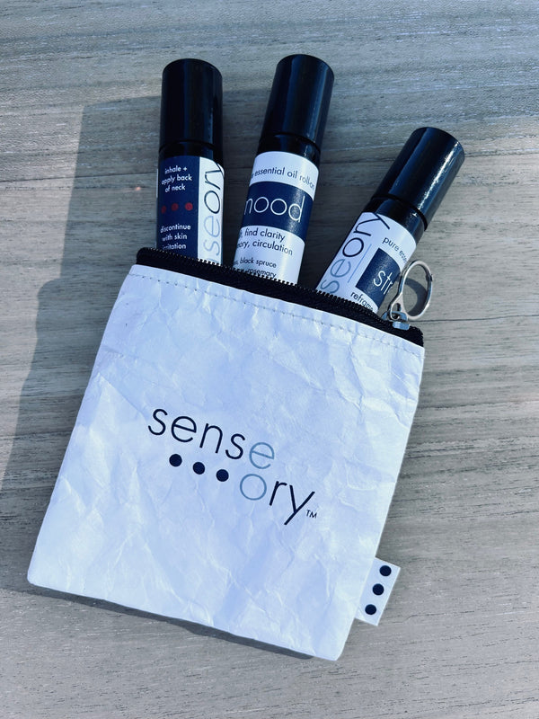 zipper case for essential oils $8
